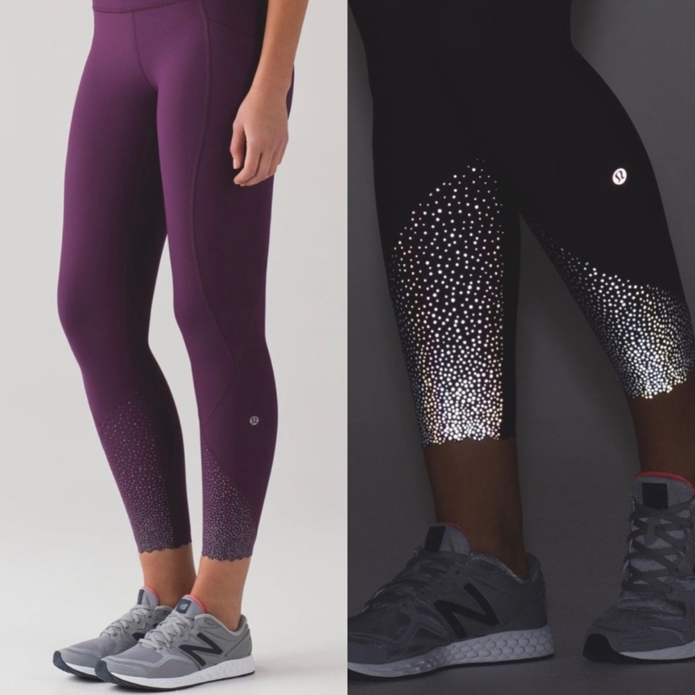 Lululemon Tight Stuff Tight II Darkest Magenta Size 2